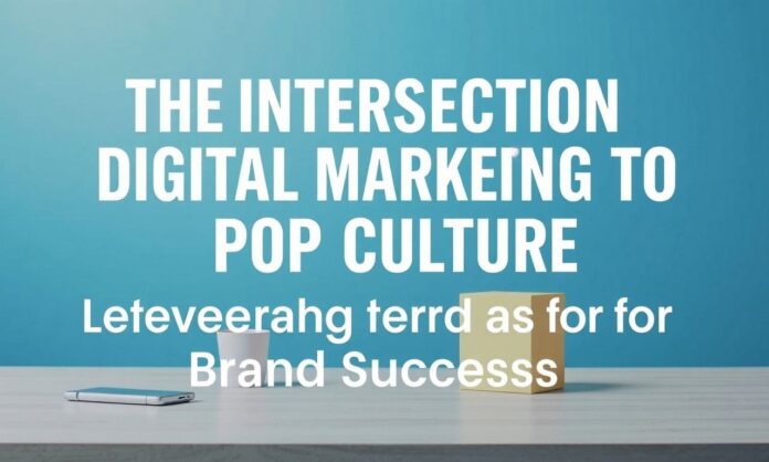 The Intersection of Digital Marketing and Pop Culture: Leveraging Trends for Brand Success