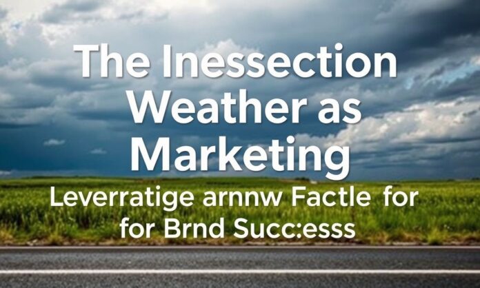 The Intersection of Weather and Marketing: Leveraging Environmental Factors for Brand Success