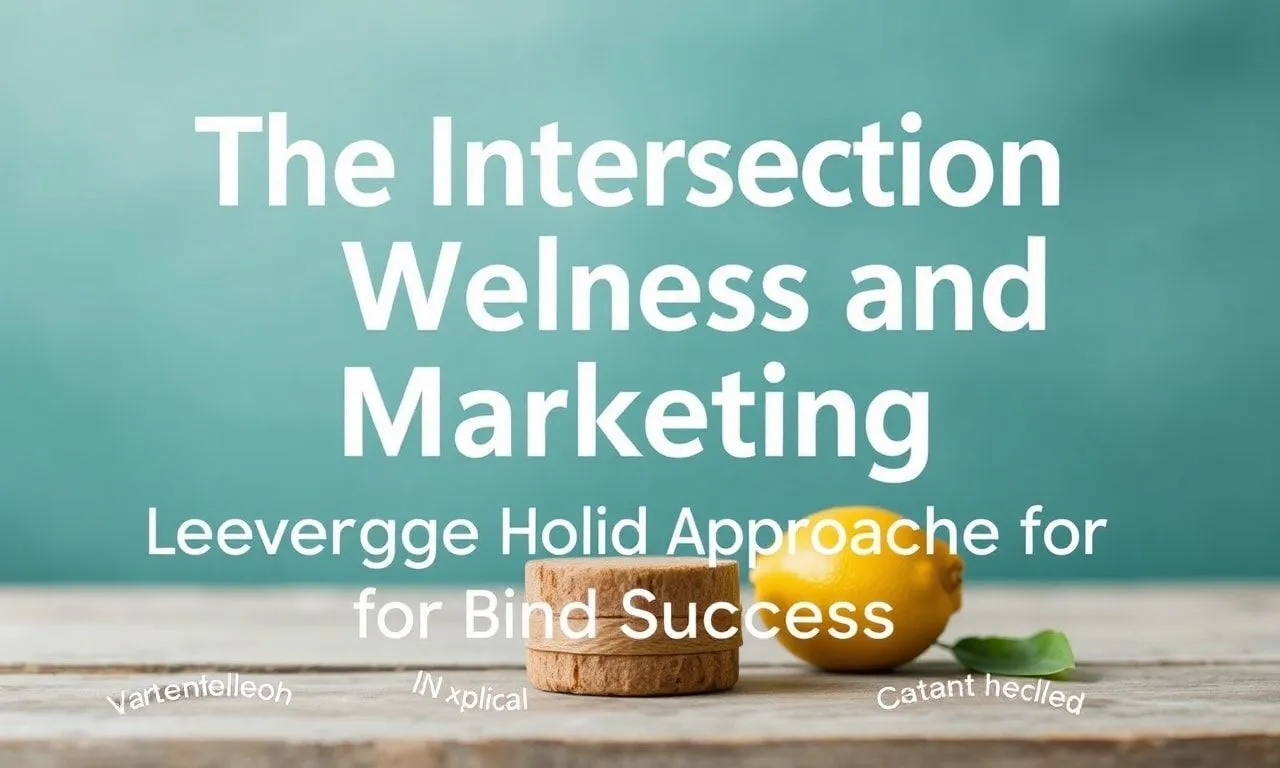 The Intersection of Wellness and Marketing: Leveraging Holistic Approaches for Brand Success The Intersection of Wellness and Marketing: Leveraging Holistic Approaches for Brand Success