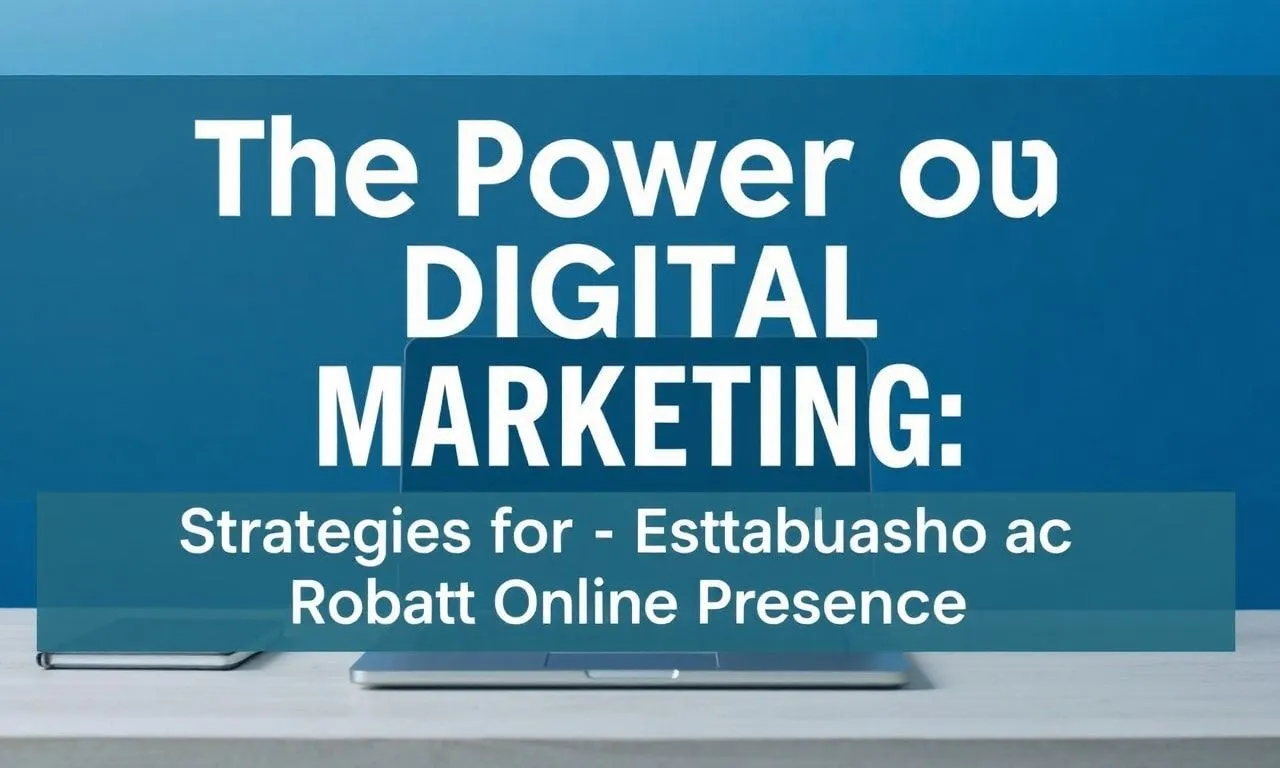 The Power of Digital Marketing: Strategies for Establishing a Robust Online Presence