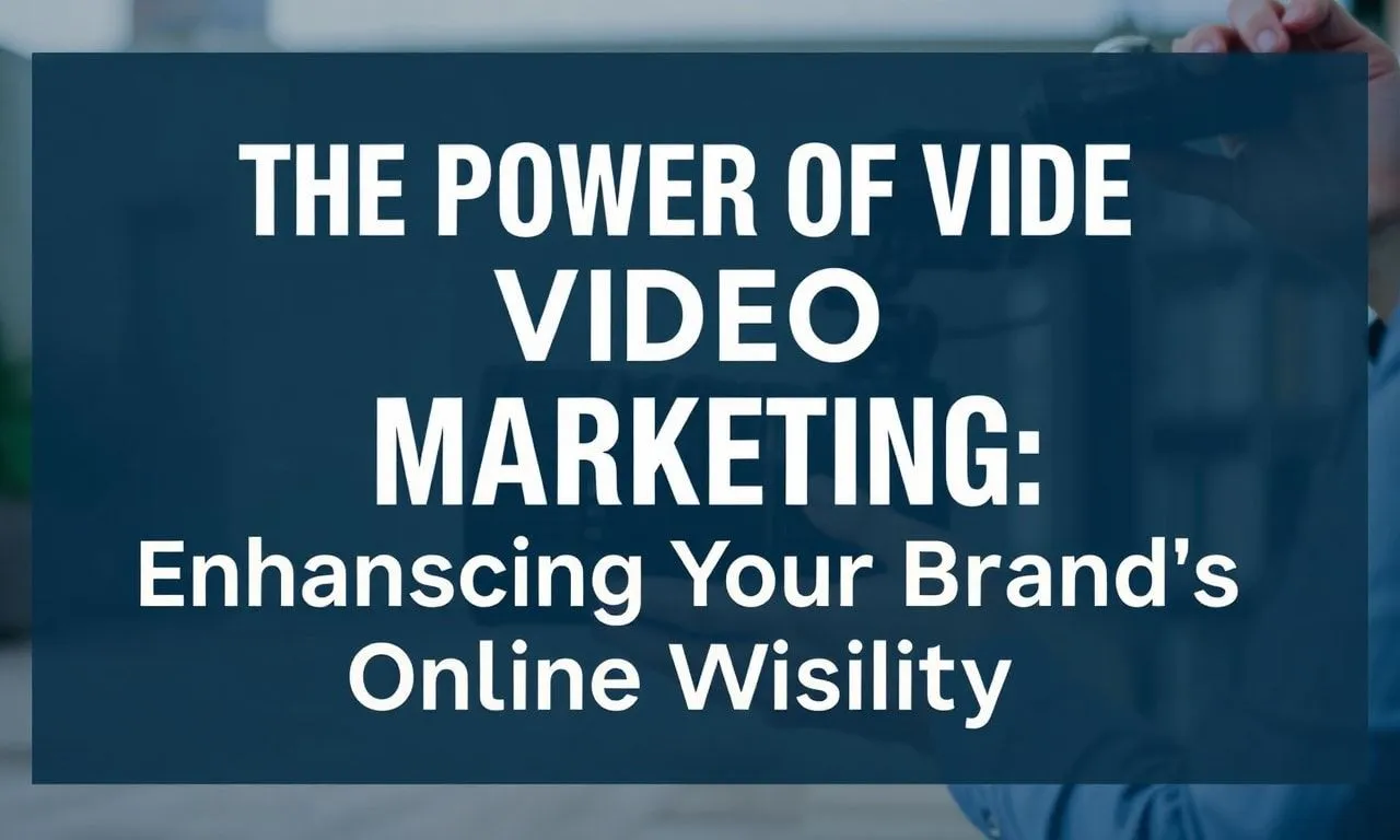 The Power of Video Marketing: Boosting Your Brand’s Online Presence The Power of Video Marketing: Enhancing Your Brand's Online Visibility