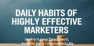 Daily Habits of Highly Effective Marketers: Insights for a Better Life Daily Habits of Highly Effective Marketers: Insights for an Improved Life