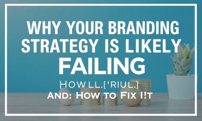 Why Your Branding Strategy is Likely Failing (And How to Fix It)